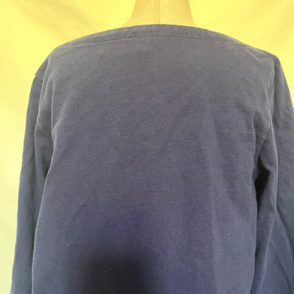 Tommy Hilfiger Anchor Womens Top Sz M Nautical Sailor Preppy Hi-low Coastal Core - Picture 6 of 14